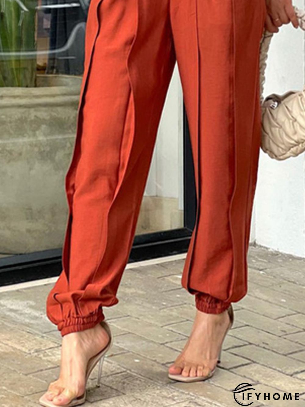 Daily Simple Regular fit Solid Pants | IFYHOME