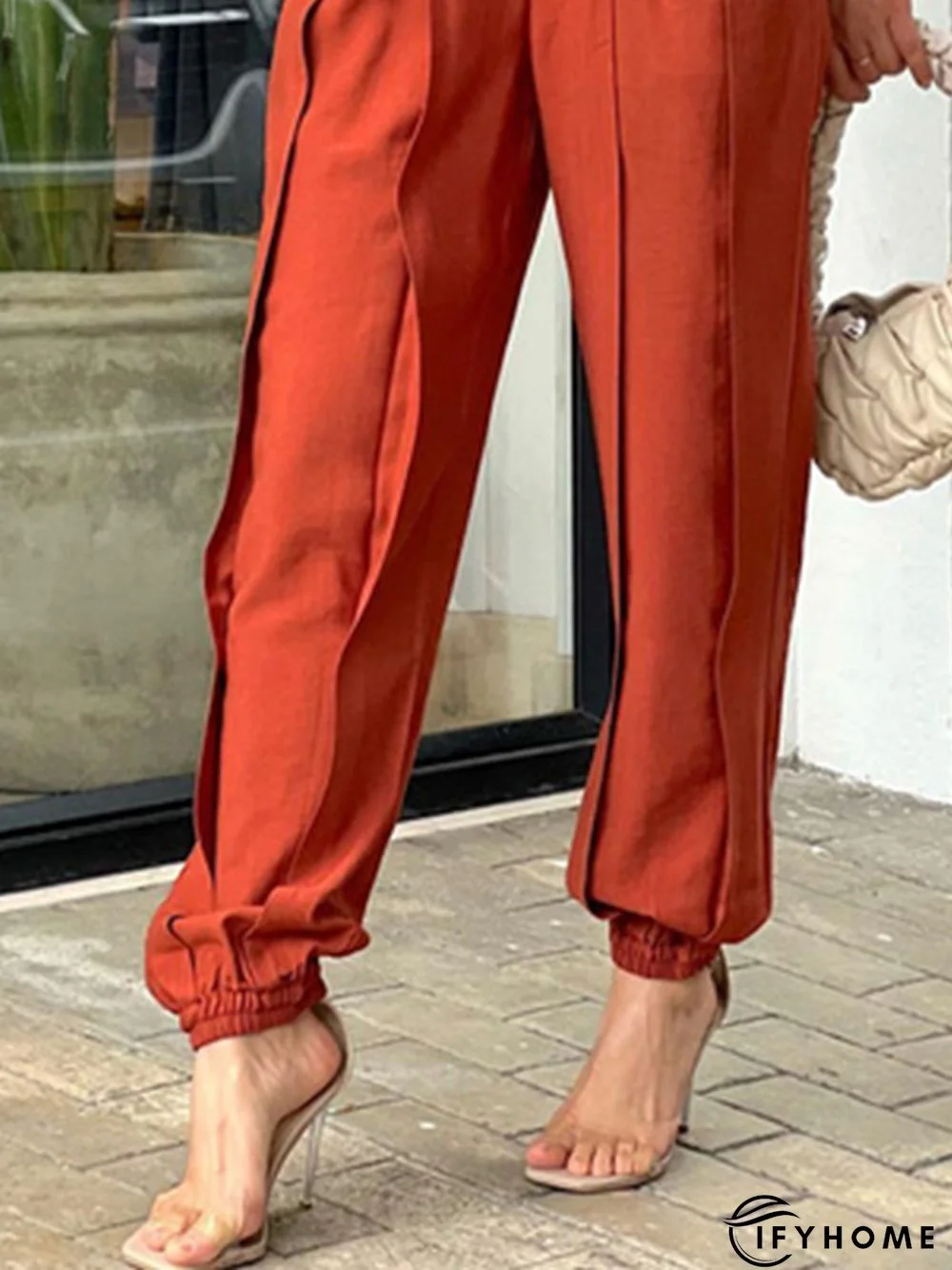 Daily Simple Regular fit Solid Pants | IFYHOME