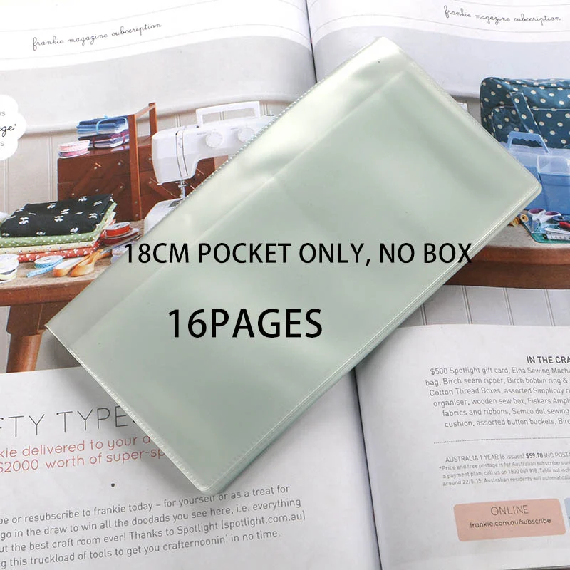 Nigikala CUTTING DIES 14CM-18CM Cutting dies storage book BOX PLUS PVC book easy for handling & protecting your cutting dies