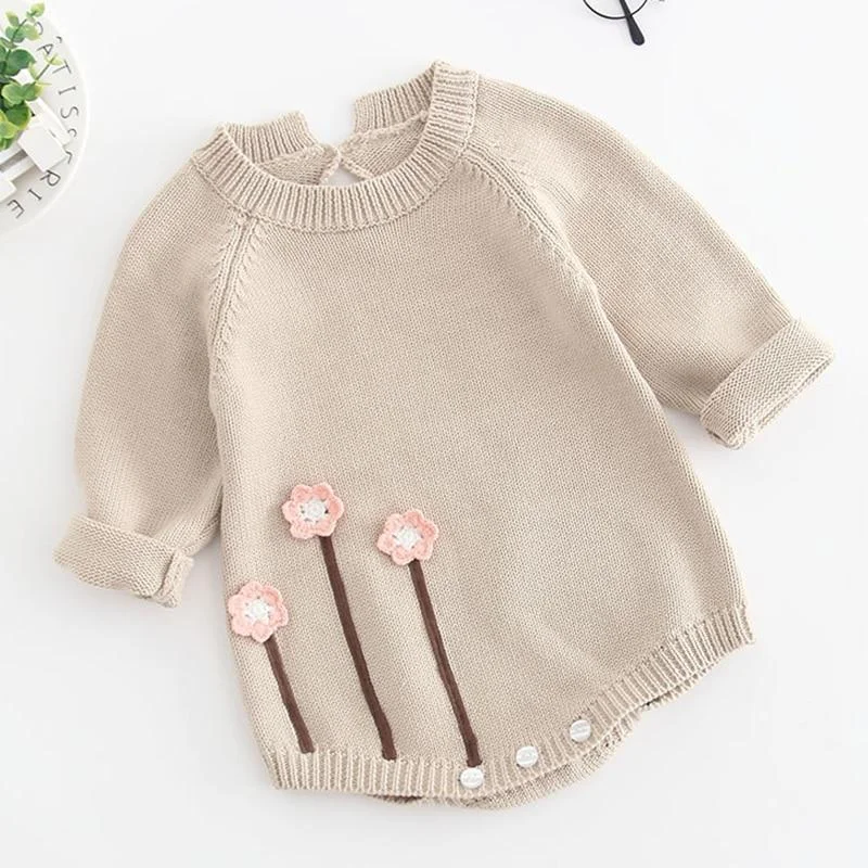 0-3Yrs Spring Autumn New 2020 Baby Girl Pure Color Rompers And Hat Baby Girl  Long Sleeves Rompers Baby Girl Newborn Rompers
