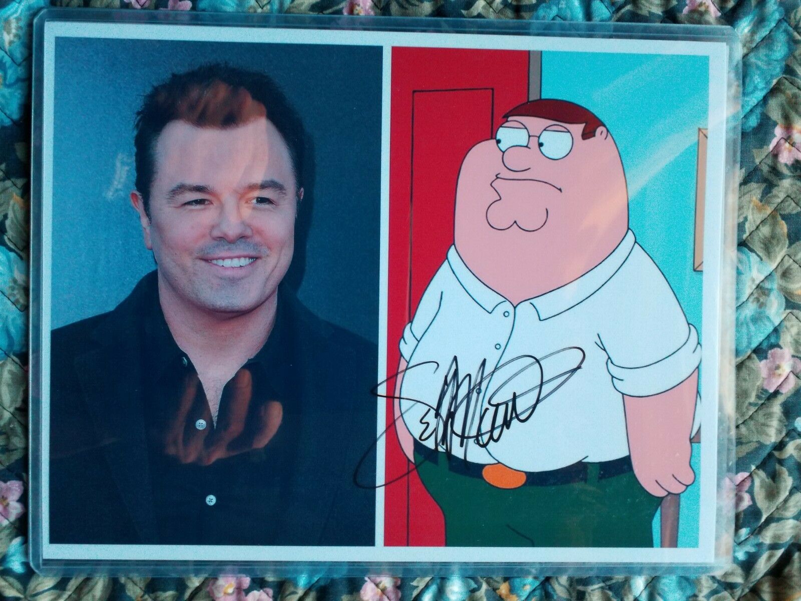 SETH MCFARLANE AUTHENTIC SIGNED 8.5 X 11 AUTOGRAPHED Photo Poster painting Family Guy