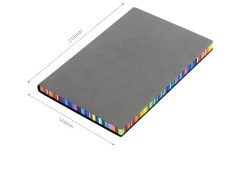 1 Piece Multicolor Learning School Pu Leather Paper Casual Vacation Notebook