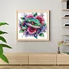 Flower Snake-14CT Stamped Cross Stitch 33*31cm/12.99*12.2in