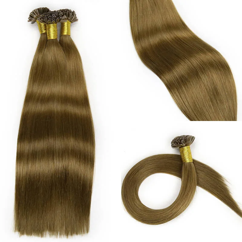 Pre-Bonded U Tip Hair Extension #6 Chestnut Brown100Gram Per Pack 