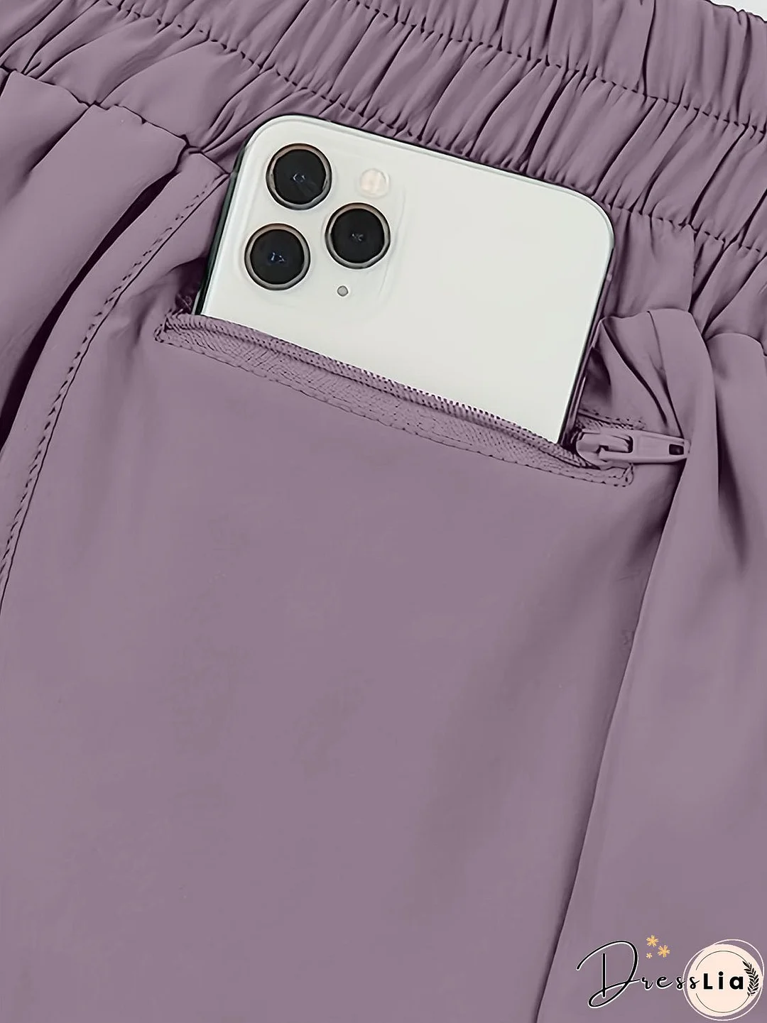 Elastic Waist Active Shorts