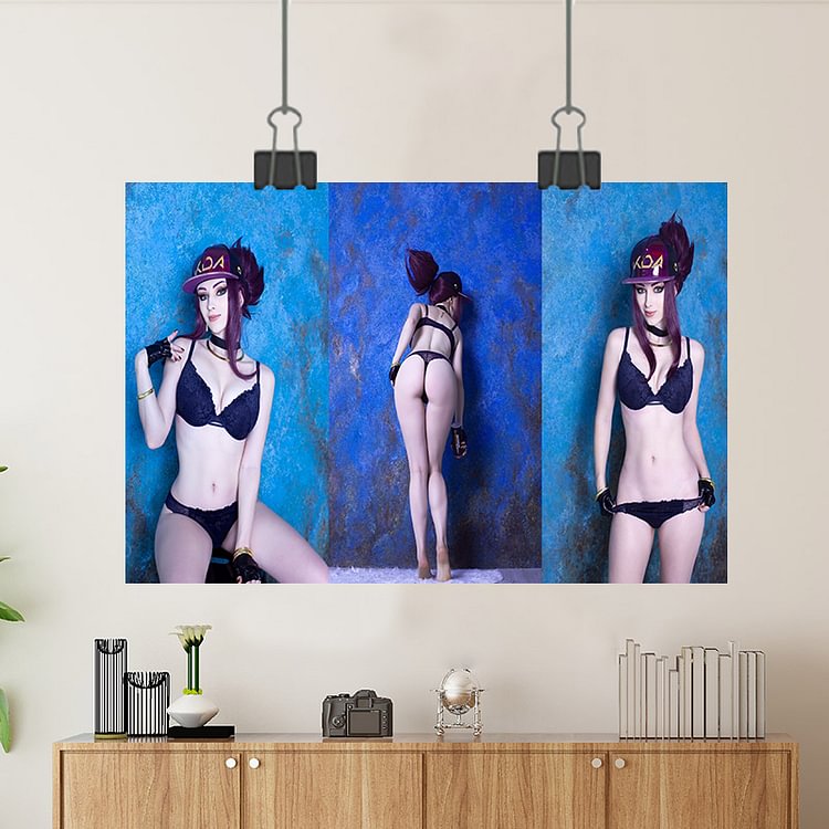 League of legends - (K/DA)- Kai'Sa (Kaisa) - Cosplay/Custom Poster/Canvas/Scroll Painting/Magnetic Painting