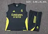 2025/2026 Real Madrid Pre-Match Training Dark Gray Vest+Shorts Football1:1 Thai Quality