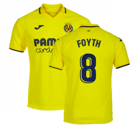 Villarreal Juan Foyth 8 Home Shirt Kit 2022-2023