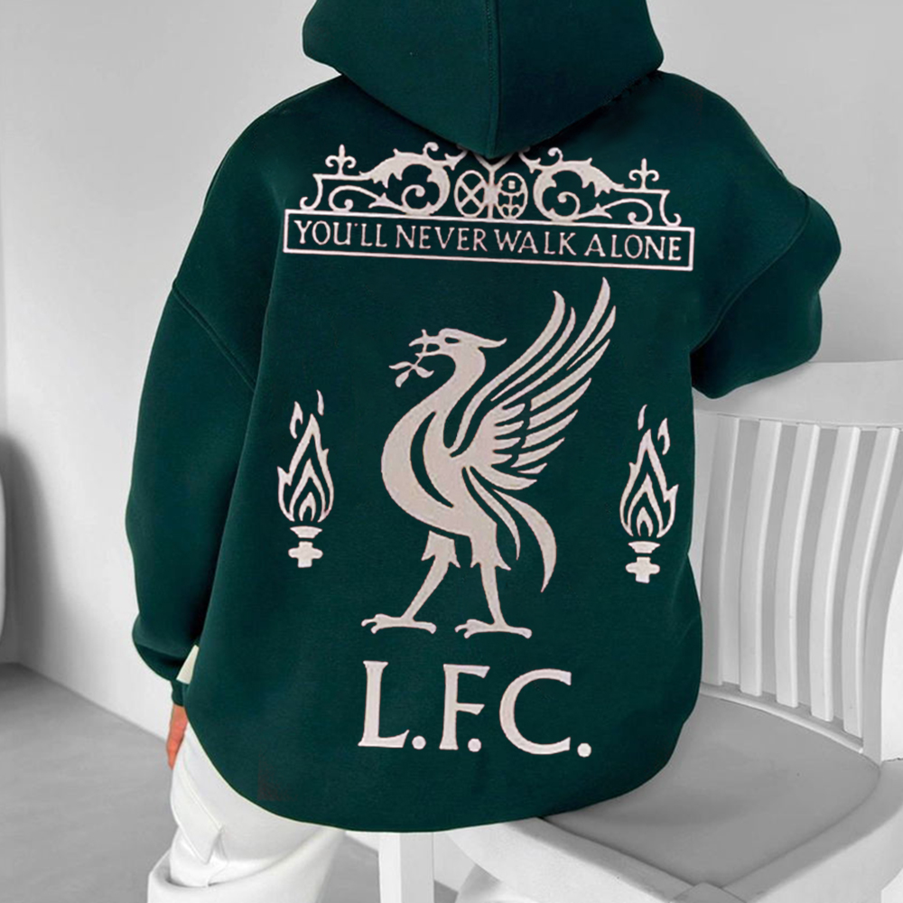 Oversized Unisex Football Print Casual Sweatshirt / TECHWEAR CLUB / Techwear