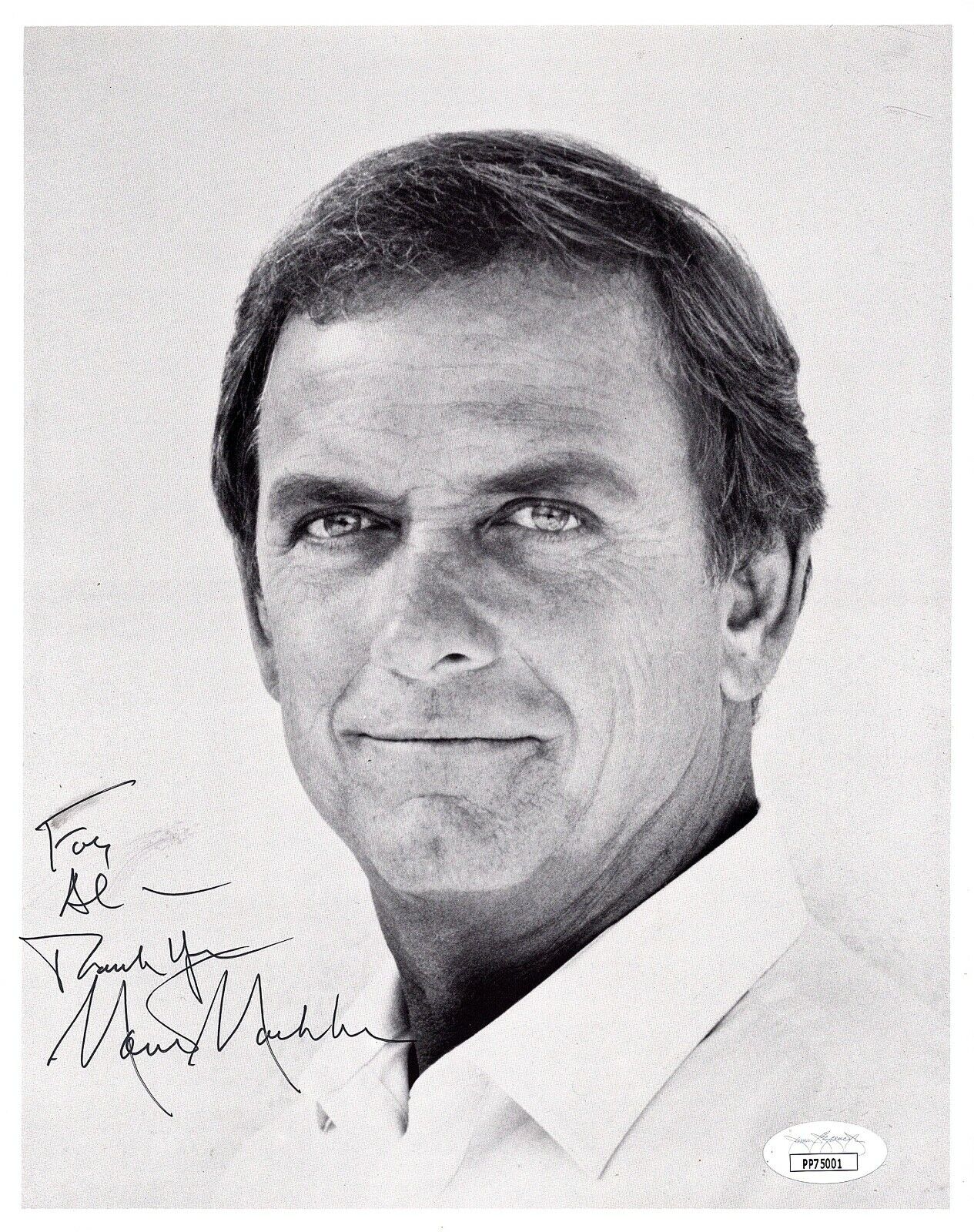 MONTE MARKHAM Autograph Hand SIGNED 8x10 Photo Poster painting DALLAS JSA CERTIFIED To AL