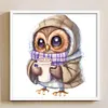 Owl - 18CT Stamped Cross Stitch 20*20cm/7.87*7.87in