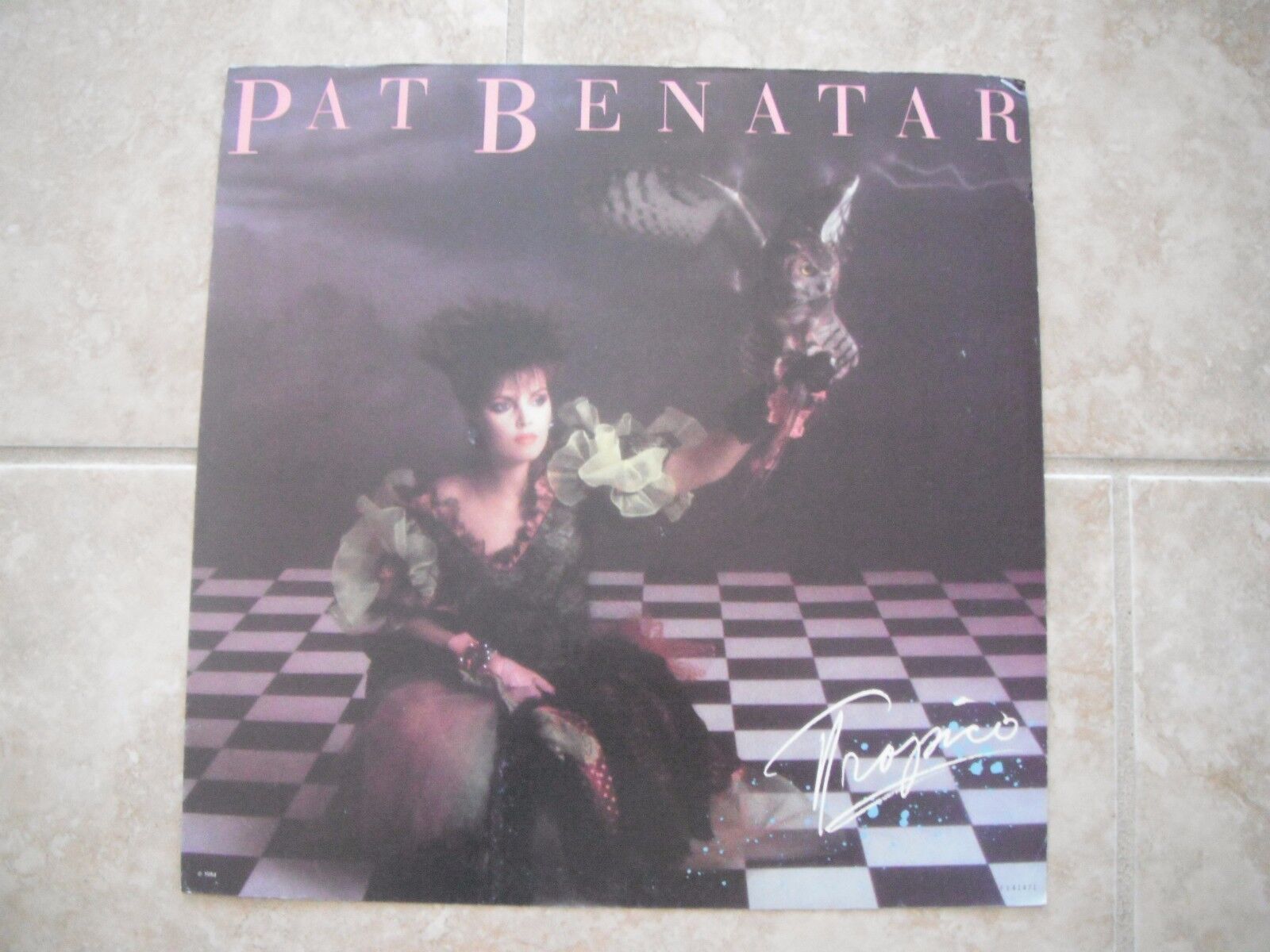 Pat Benatar Tropics 1984 Promo LP Photo Poster painting Flat 12x12 Poster One Sided