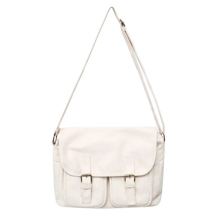 Canvas Crossbody Bags Casual Shoulder Bag Fashion Simple for Weekend Vacation