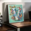 Butterfly Flower V 5D Partial Drill DIY Diamond Painting Kit 30*30cm