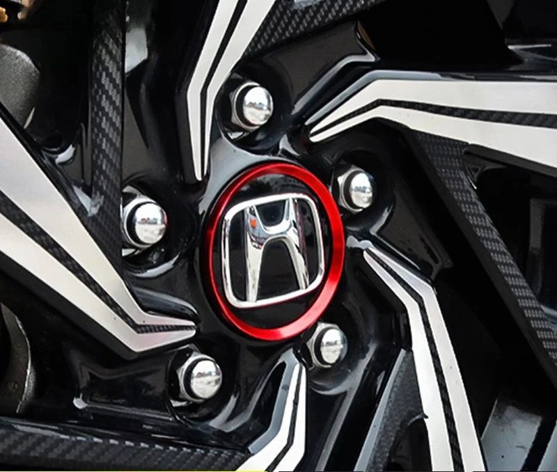 Car wheel hub metal decorative ring