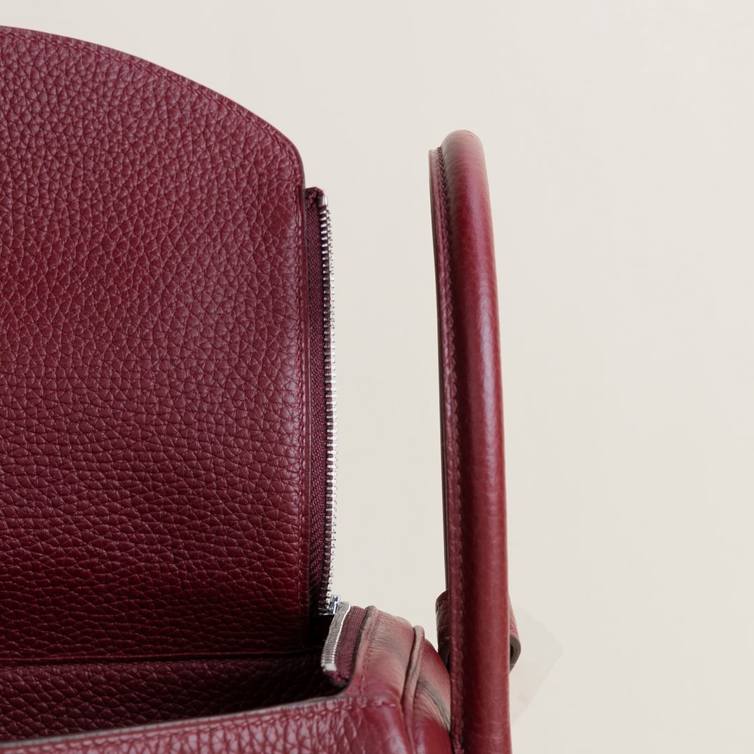 Lindy 26cm Clemence leather 55 H Rouge PHW