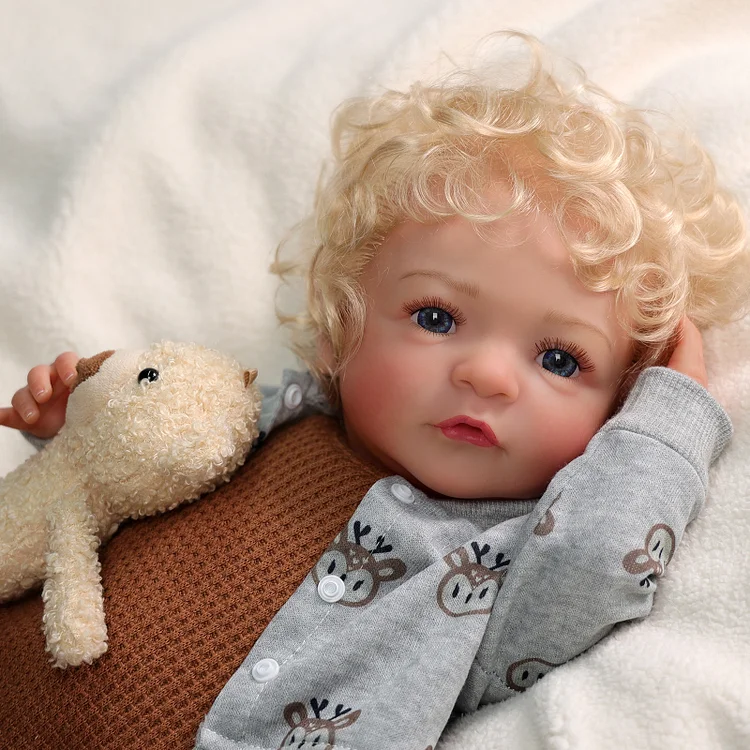 BABESIDE 20-Inch Lifelike Reborn Baby Doll With Soft Body – Realistic Newborn Girl Silicone Doll With Clothes, Open Eyes, And Play Accessories – Gift...