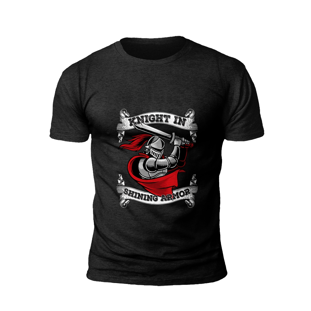 Knight in Shining Armor: Valor and Bravery T-Shirt