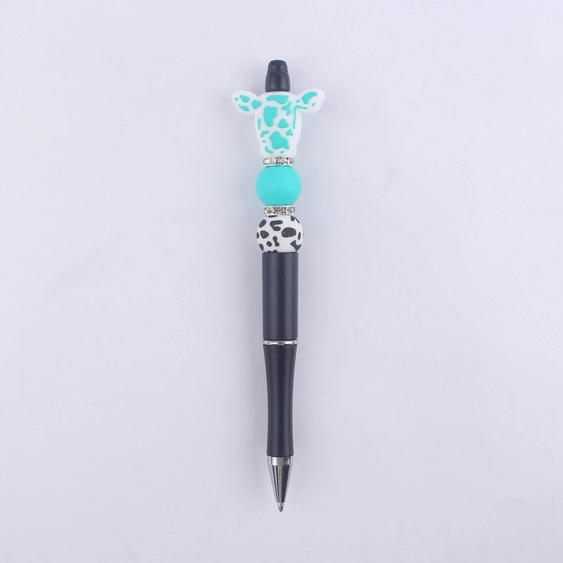 1 Piece Cow Pattern Class Learning Daily Plastic Cartoon Style Cute Gel Pen