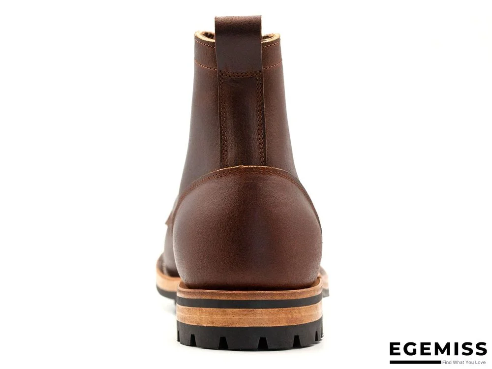 Cow Split Leather Men Boots Comfortable Boots Men Footwear Rubber Ankle Boots Men's Shoes | EGEMISS