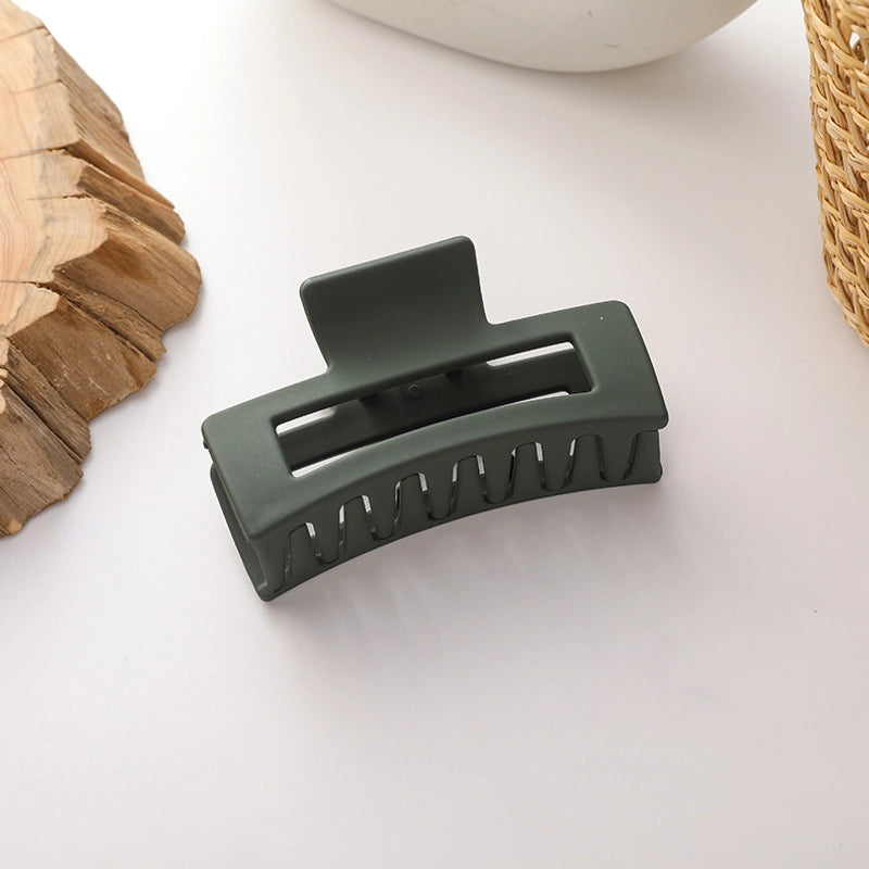 Korea Simple Square Type Back Head Plate Hair Ornaments Bath Shark Clip