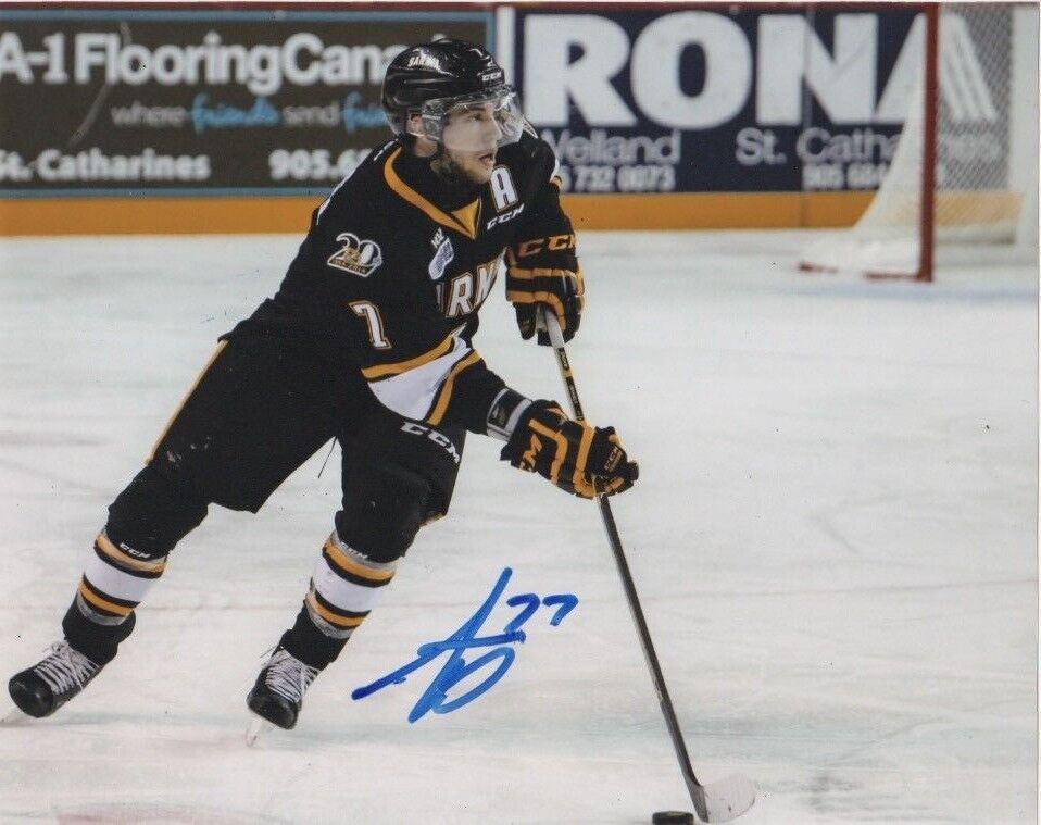 Sarnia Sting Anthony DeAngelo Signed Autographed 8x10 Photo Poster painting COA B