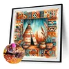 Diamond Painting-DIY Full Round Drill Sand Indian Tent