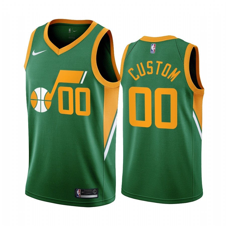 Custom Utah Jazz 2020-21 Earned Edition Jersey mysite