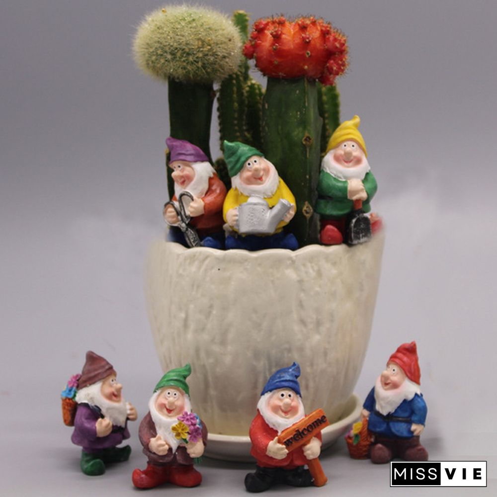 【New】Fairy Resin Statues Miniature Mini Elf Sculpture Dwarf Funny Gnome Statue, Naughty Garden Figurines, For Patio, Yard, Lawn