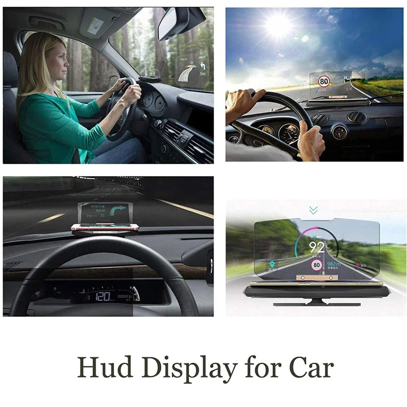 Smart Folding Driving Head-Up Display Navigation Projector Phone Holder