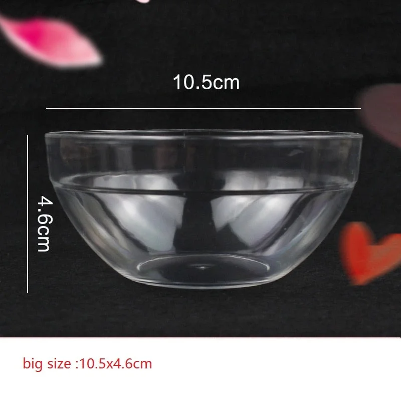 1PC Transparent Acrylic Mask Essential Oil Bowl Face Makeup Skin Care Tools Convenient Clean Good Quality Durable