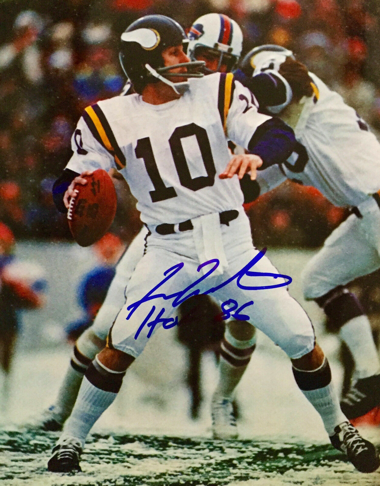 Fran Tarkenton Autographed Signed 8x10 Photo Poster painting HOF Vikings REPRINT