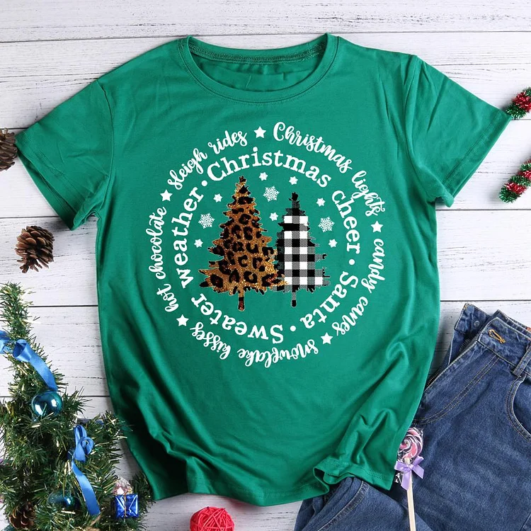 Christmas tree T-Shirt Tee -613247-Annaletters
