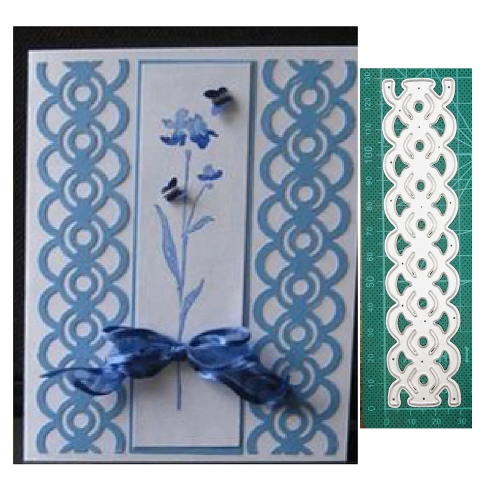 2021 New Dies Metal Cutting Dies Cut Die Mold Heart Stars Border Decoration Scrapbook Dies Knife Mould Blade Punch Stencils Dies