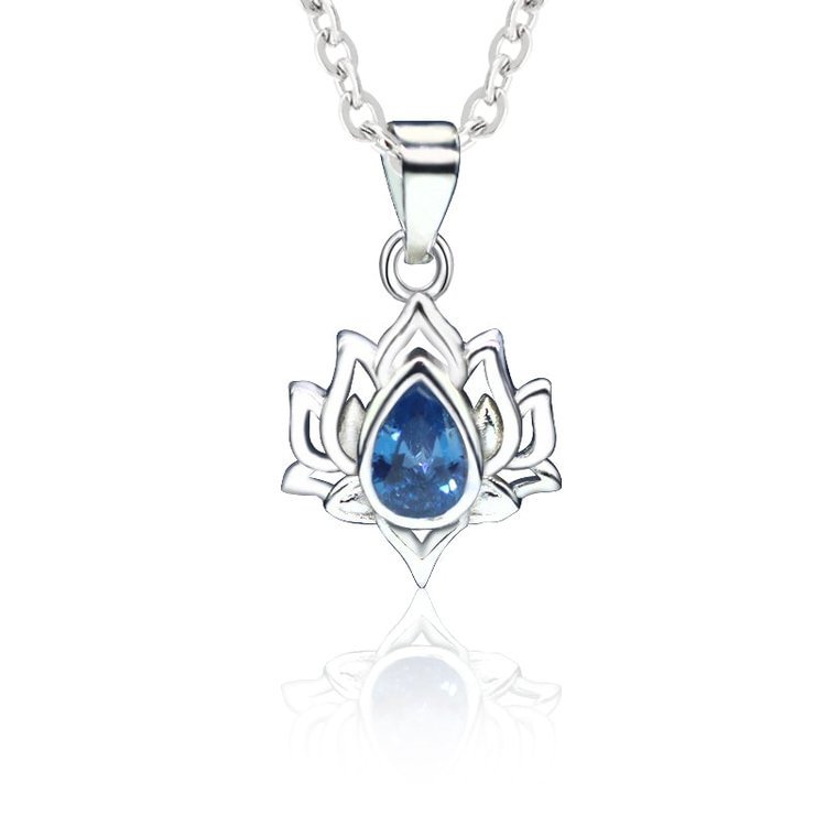 For Daughter - S925 Never Forget That You Have The Ability to Overcome Life’s Most Difficult Challenges Lotus Necklace