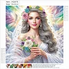 Diamond Painting-DIY Crystal Rhinestone Angel Beauty