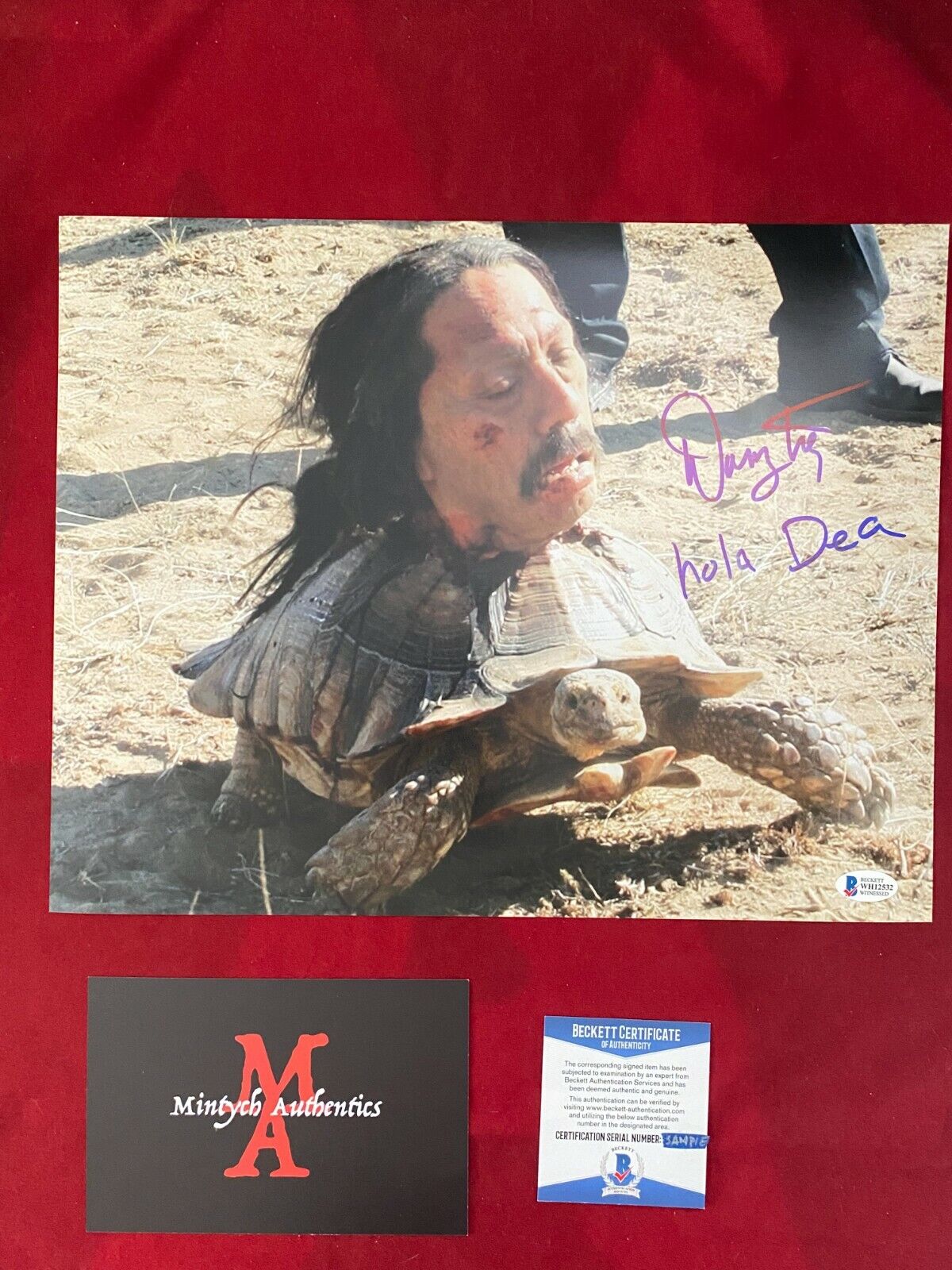 DANNY TREJO AUTOGRAPHED SIGNED 11x14 Photo Poster painting! BREAKING BAD! BECKETT COA!