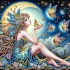 6 PCS Girl - Special Shaped Diamond Painting - 30*30CM