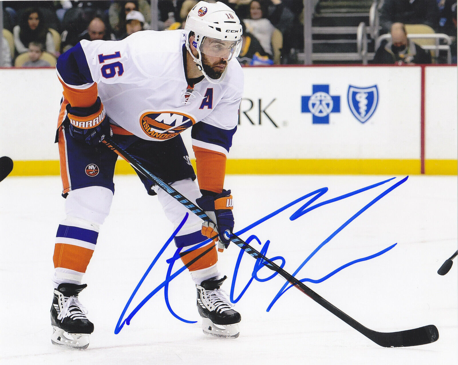 ANDREW LADD SIGNED AUTOGRAPH NEW YORK ISLANDERS 8X10 Photo Poster painting EXACT PROOF