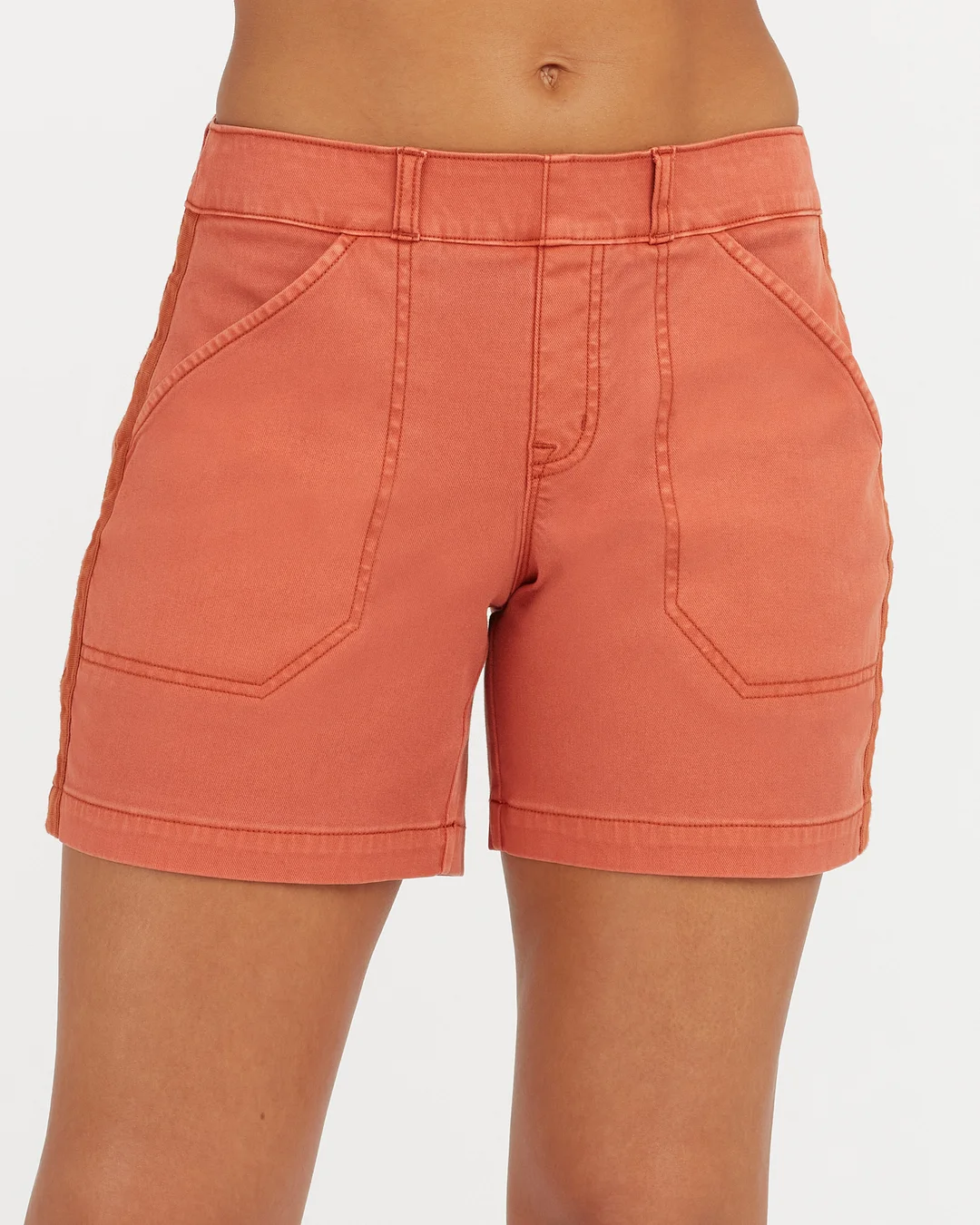 Stretch Twill Shorts, 6"