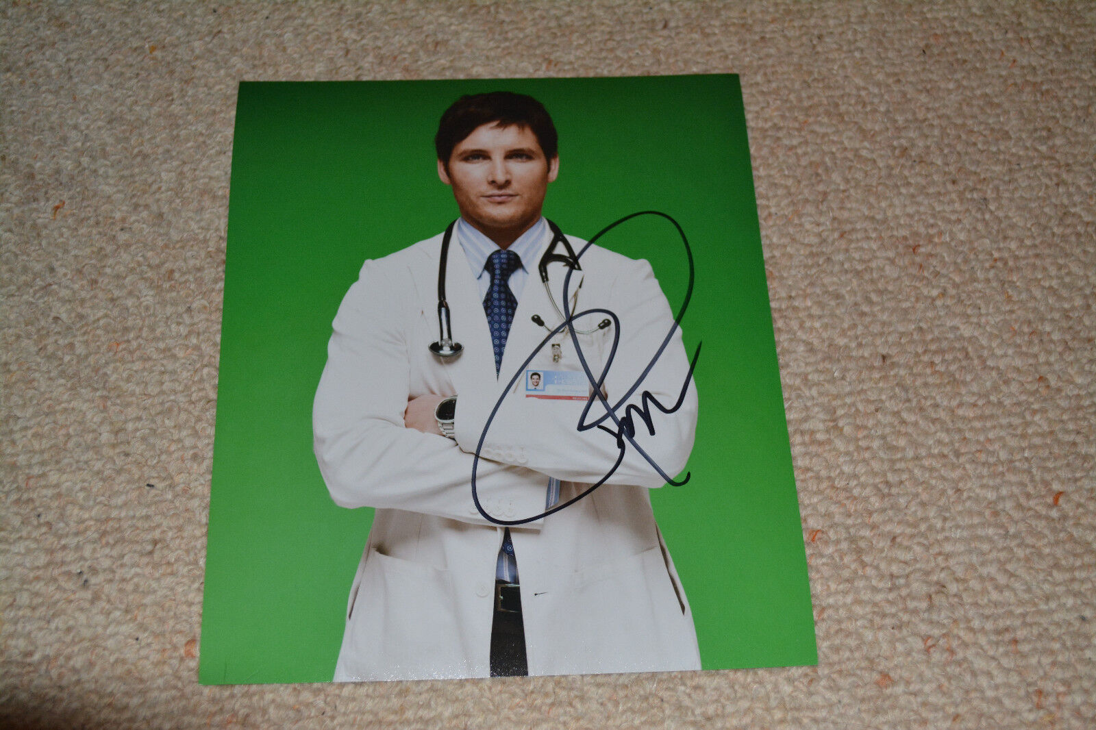 PETER FACINELLI signed autograph In Person 8x10 20x25 cm NURSE JACKIE