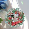 DIY Christmas Wreath Art Acylic Crystal Rhinestone Hanging Craft Kits