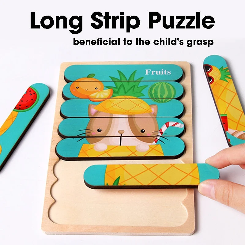 Montessori Double-Sided Puzzles