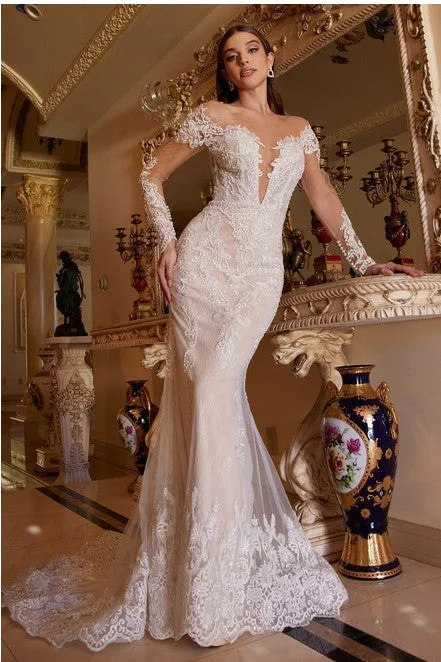 Off White Nude Giselle Wedding Gown