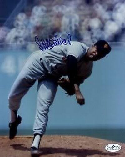 Juan Marichal Signed Jsa Certed Sticker 8x10 Photo Poster painting Autograph Authentic