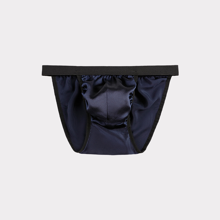 High-cut Luxury Men's Silk Briefs-Chouchouhome