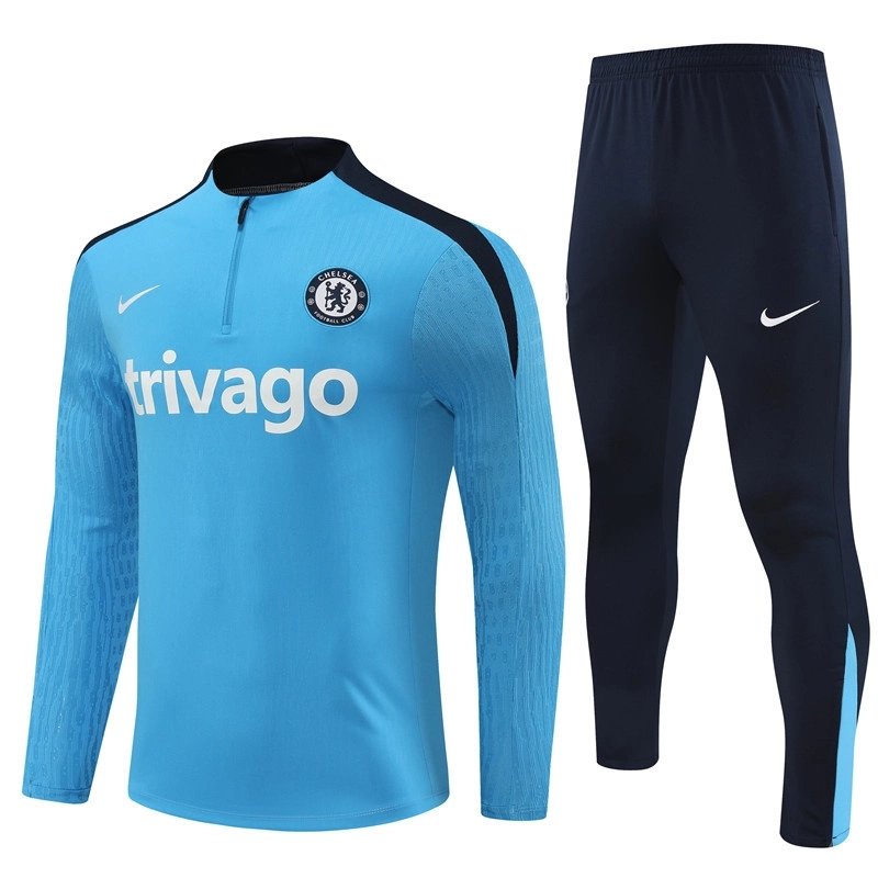 24/25 Chelsea Long Sleeve Lake Blue Training Suit