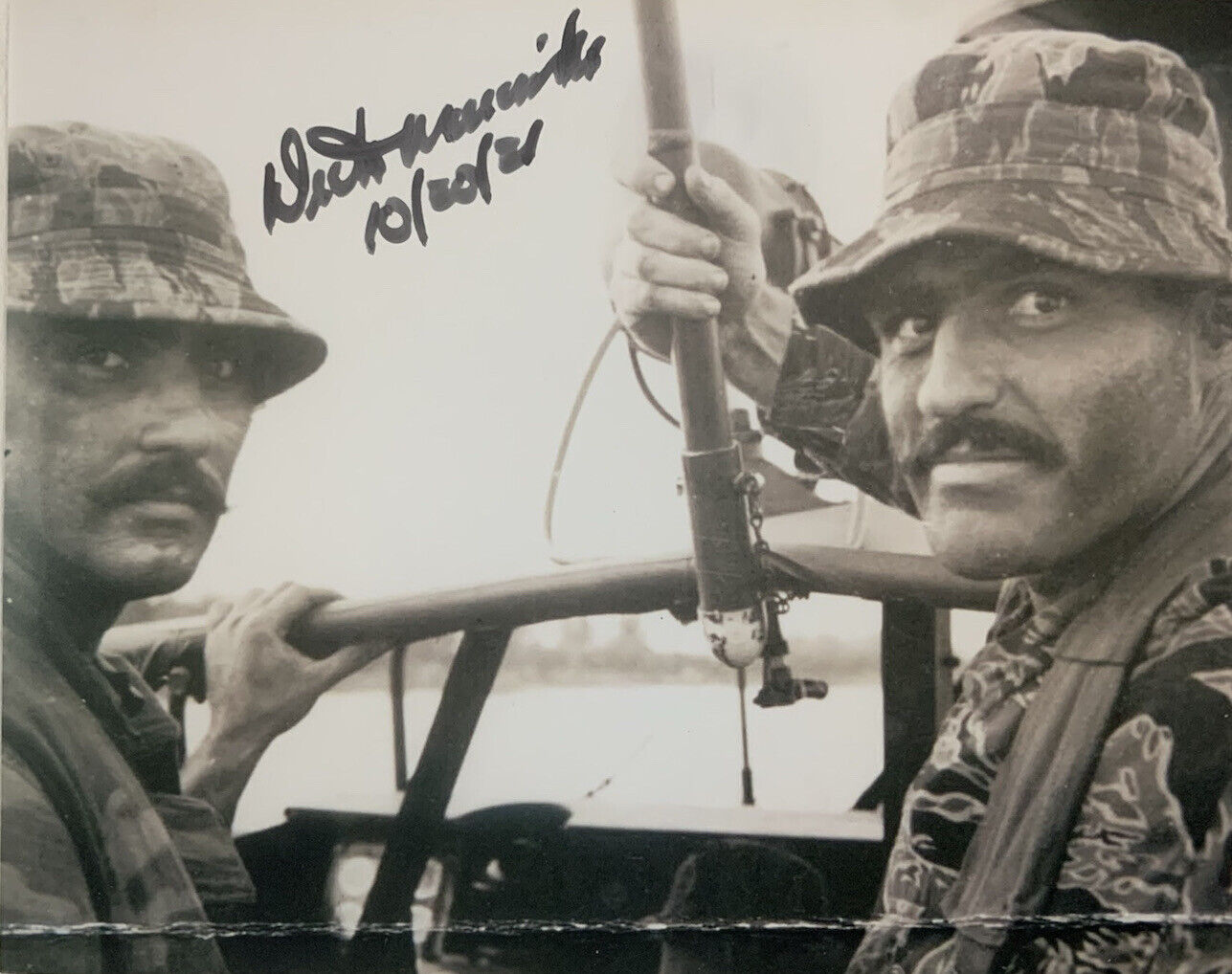 RICHARD MARCINKO HAND SIGNED 8x10 Photo Poster painting SEAL TEAM SIX NAVY SEAL AUTOGRAPH COA