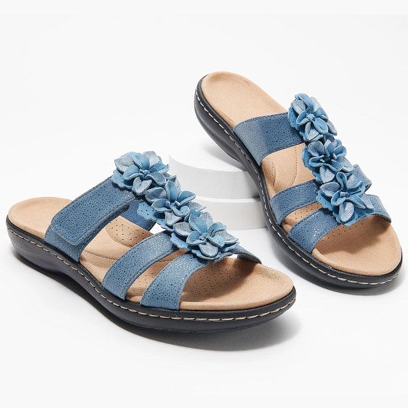 clarks collection leather soft footbed orthopedic arch support sandals