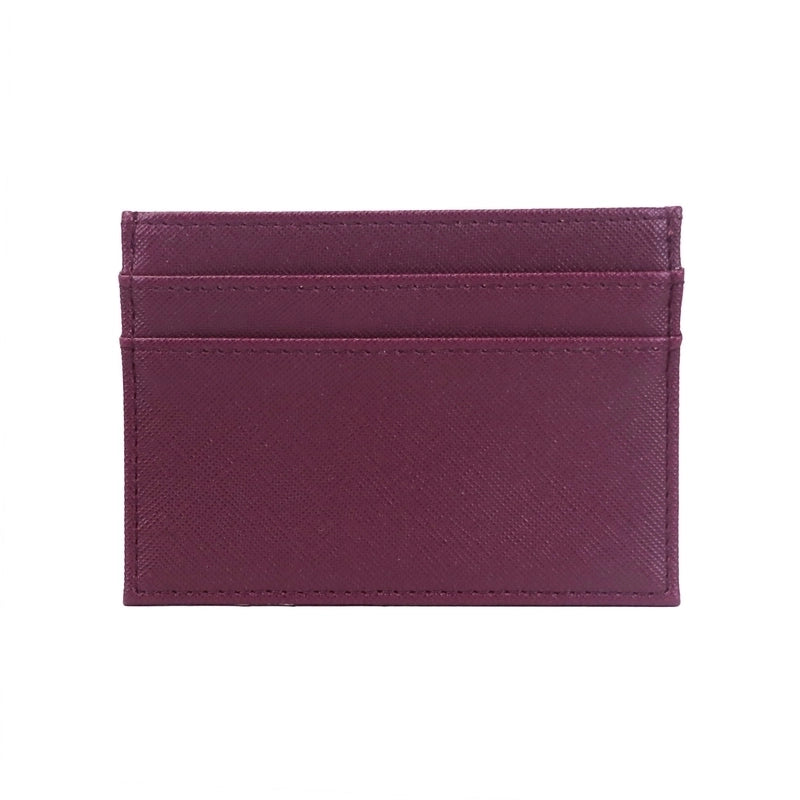 Unisex Solid Color Pu Leather Open Card Holders